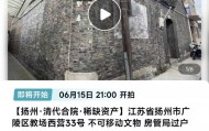 扬州一清代文物合院618元起拍，此前已流拍两次