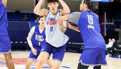 NBA联合试训杨瀚森表现不错 选秀专家：他压制多位NCAA高水平中锋