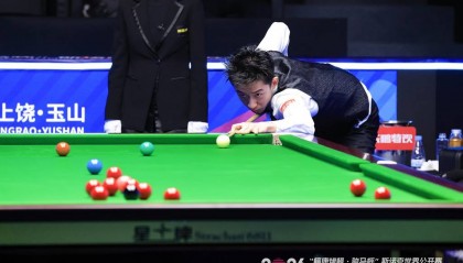斯诺克世界公开赛吴宜泽晋级八强 自解如何从0-2到5-2