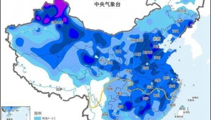 寒潮将影响我国大部地区 华北黄淮将现入冬以来最强雨雪过程