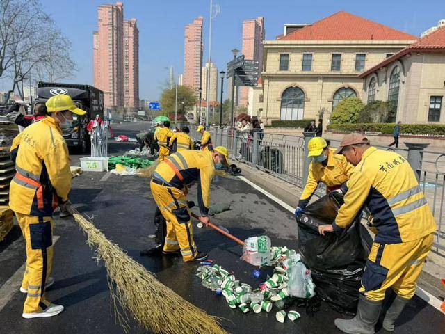 助力青马，洁净市南！市南区全力做好2025青岛马拉松赛事环境